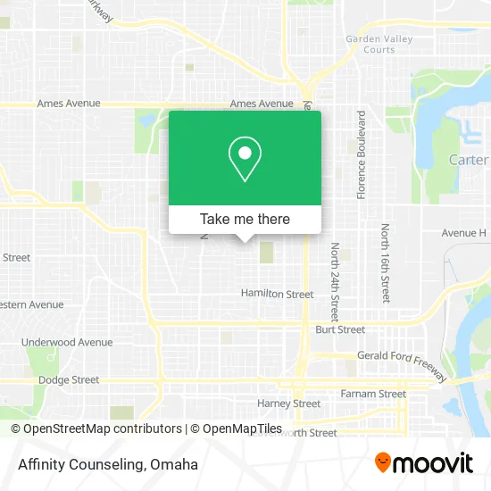 Affinity Counseling map