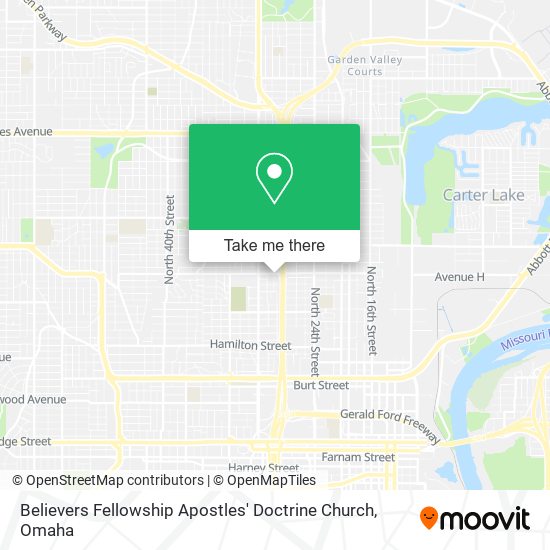 Believers Fellowship Apostles' Doctrine Church map