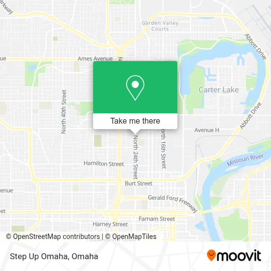 Step Up Omaha map