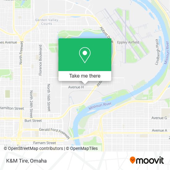 Mapa de K&M Tire