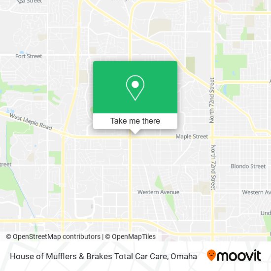 House of Mufflers & Brakes Total Car Care map