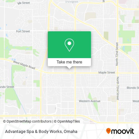 Advantage Spa & Body Works map