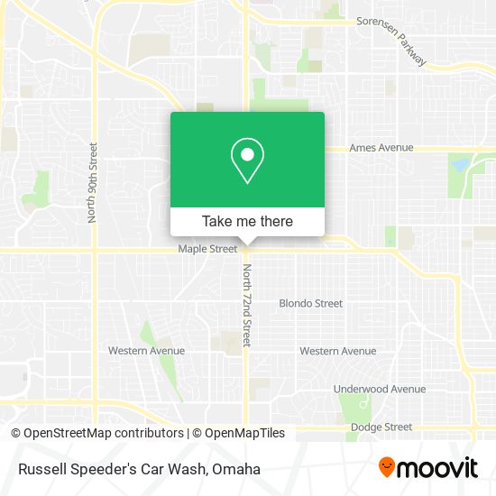 Russell Speeder's Car Wash map