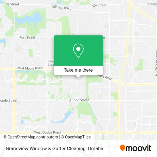 Grandview Window & Gutter Cleaning map
