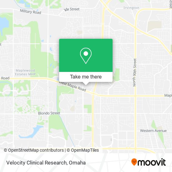 Velocity Clinical Research map