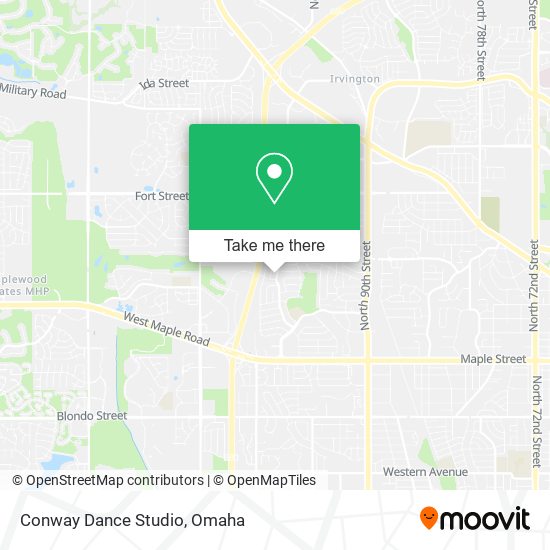 Conway Dance Studio map