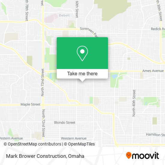 Mapa de Mark Brower Construction
