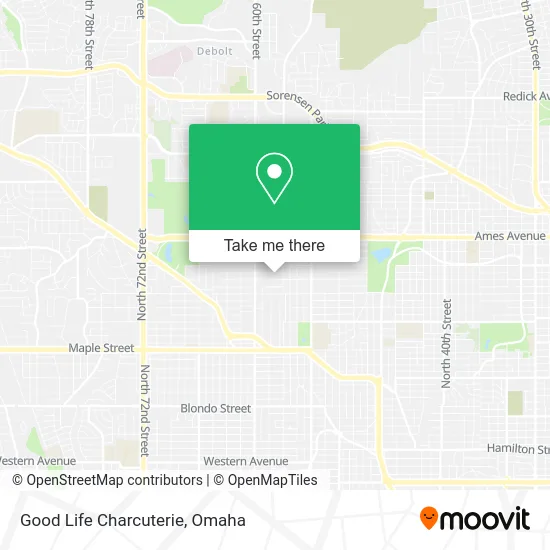 Good Life Charcuterie map