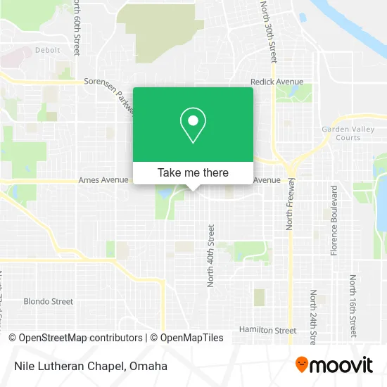 Nile Lutheran Chapel map