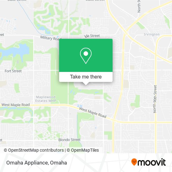 Omaha Appliance map