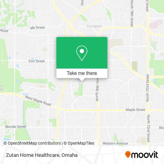 Zutan Home Healthcare map