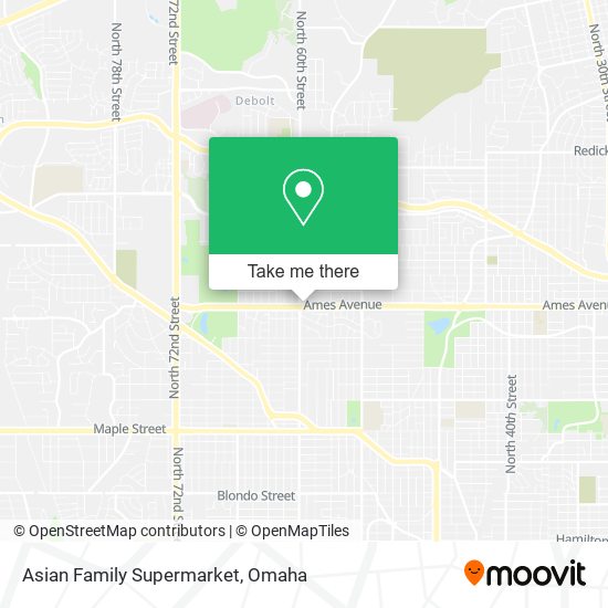 Mapa de Asian Family Supermarket