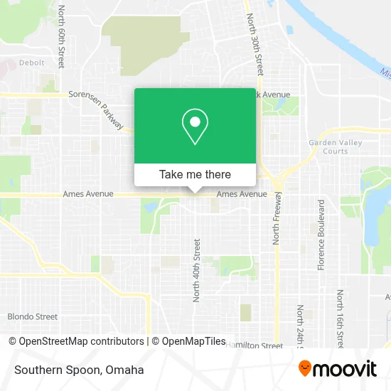 Southern Spoon map