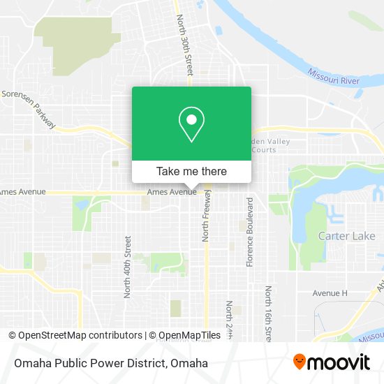 Omaha Public Power District map