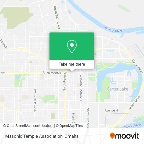 Masonic Temple Association map