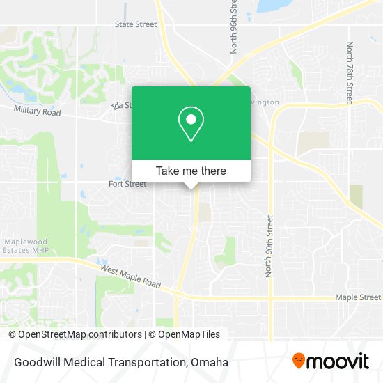 Goodwill Medical Transportation map