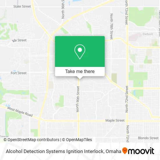 Mapa de Alcohol Detection Systems Ignition Interlock