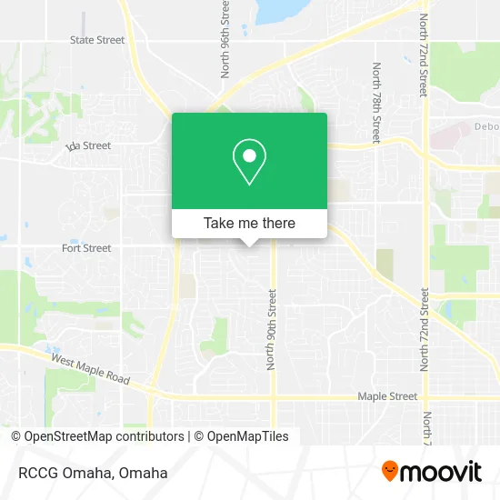 RCCG Omaha map