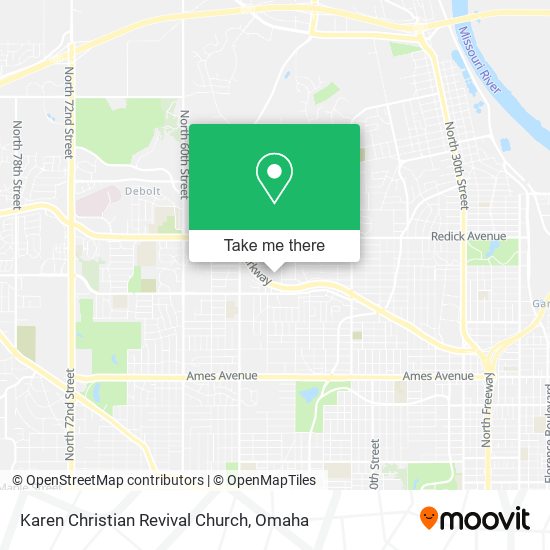 Karen Christian Revival Church map