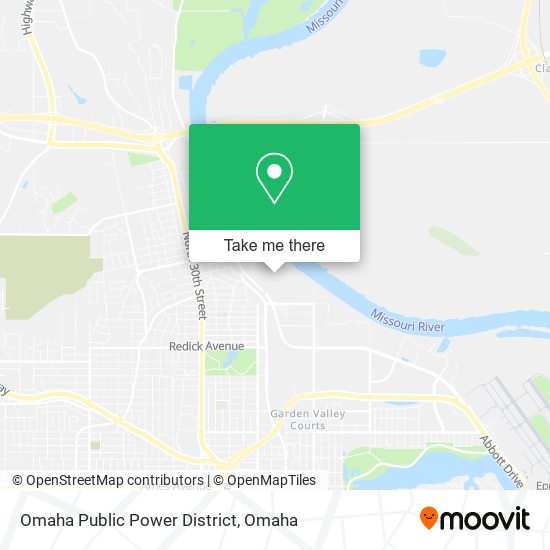 Omaha Public Power District map