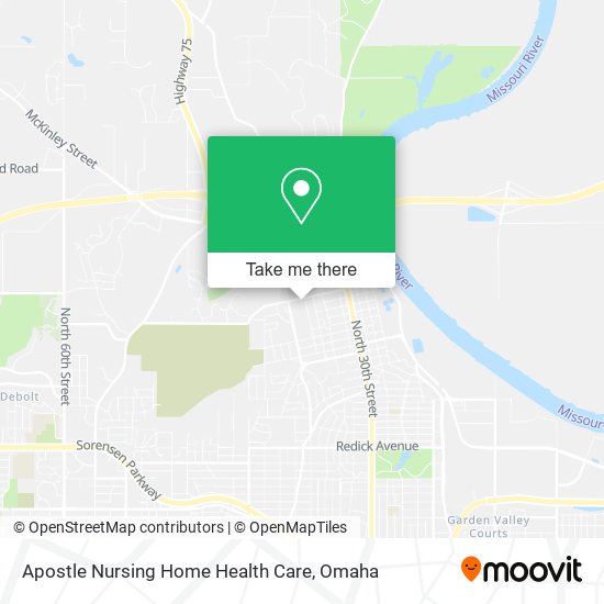 Mapa de Apostle Nursing Home Health Care