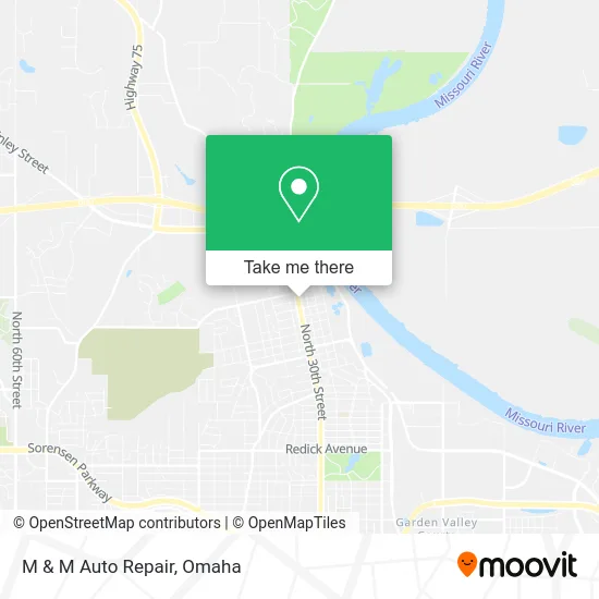 M & M Auto Repair map