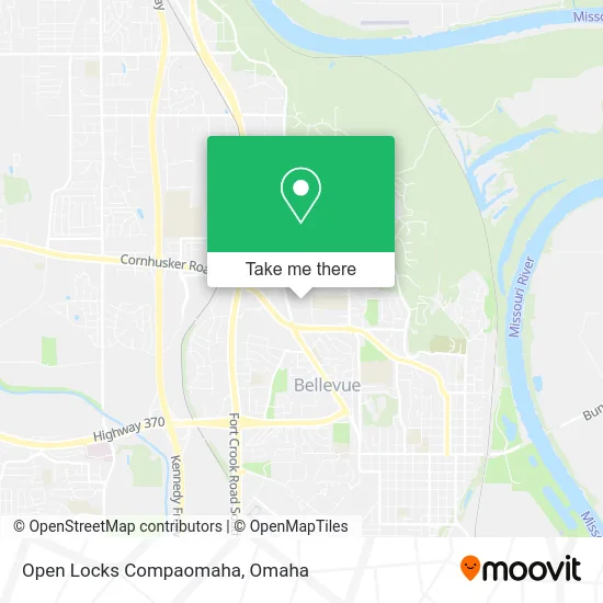 Open Locks Compaomaha map