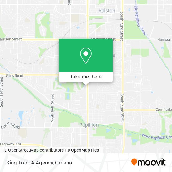 Mapa de King Traci A Agency