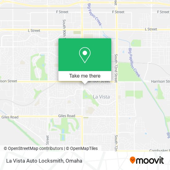La Vista Auto Locksmith map