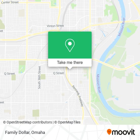 Mapa de Family Dollar