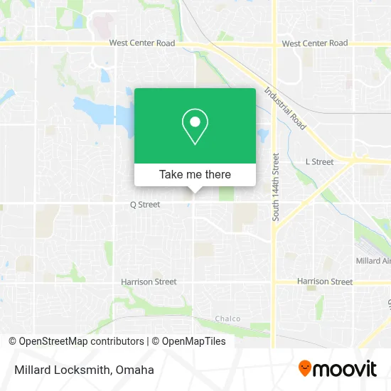 Millard Locksmith map