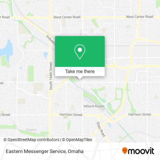 Mapa de Eastern Messenger Service