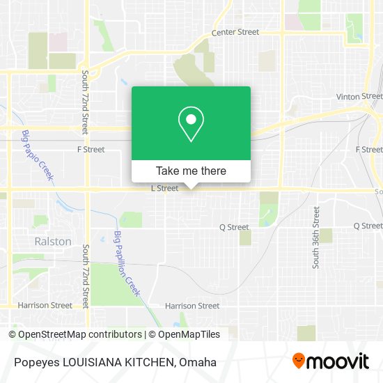 Popeyes LOUISIANA KITCHEN map
