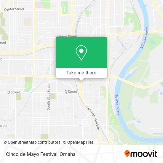 Cinco de Mayo Festival map