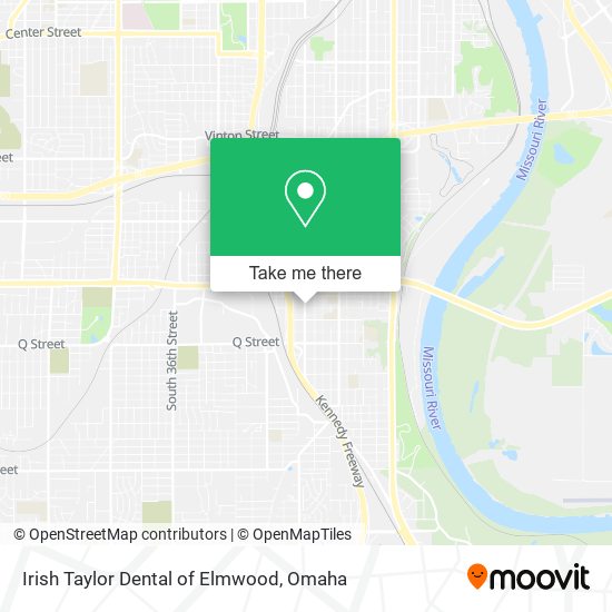 Irish Taylor Dental of Elmwood map