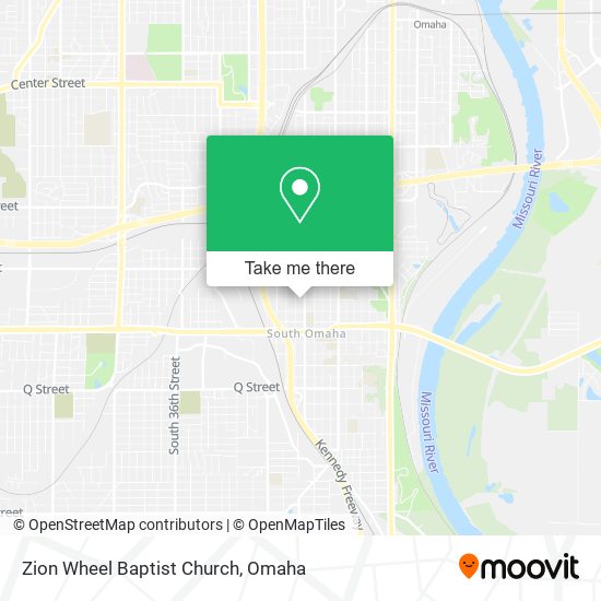 Zion Wheel Baptist Church map