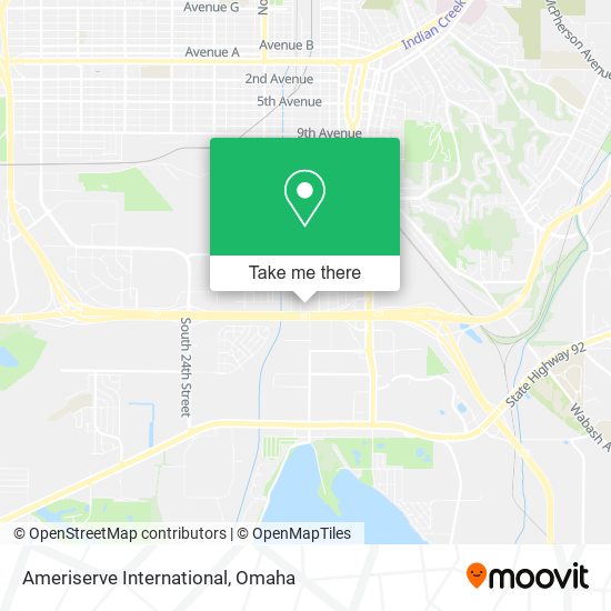 Ameriserve International map