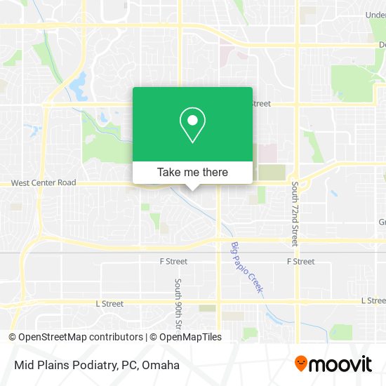 Mid Plains Podiatry, PC map