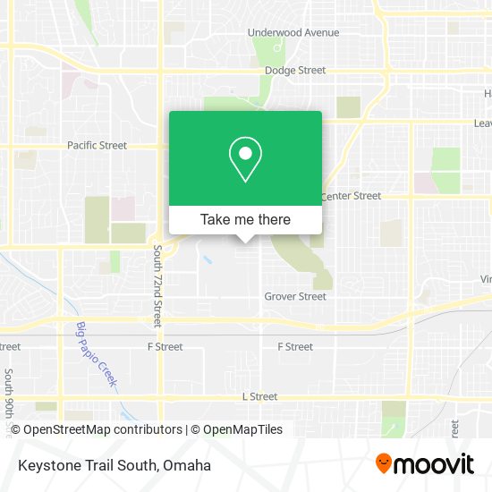 Mapa de Keystone Trail South