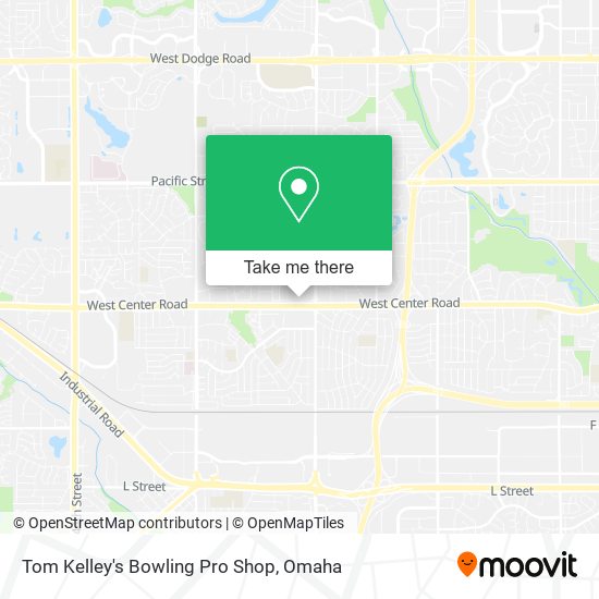 Mapa de Tom Kelley's Bowling Pro Shop