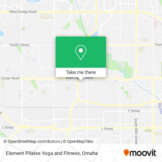 Mapa de Element Pilates Yoga and Fitness