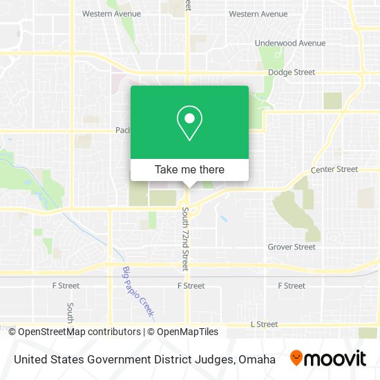 Mapa de United States Government District Judges