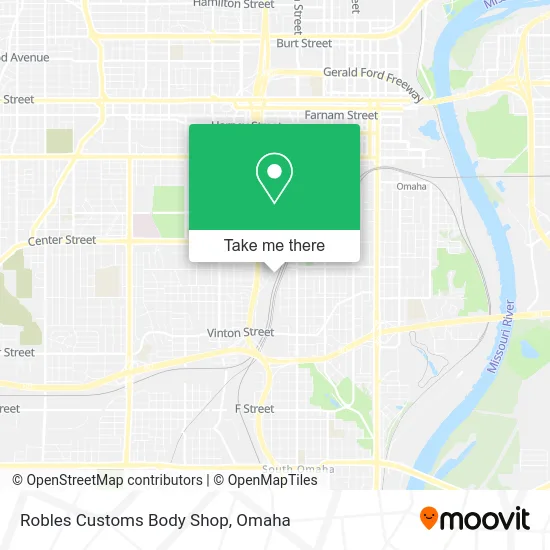 Robles Customs Body Shop map