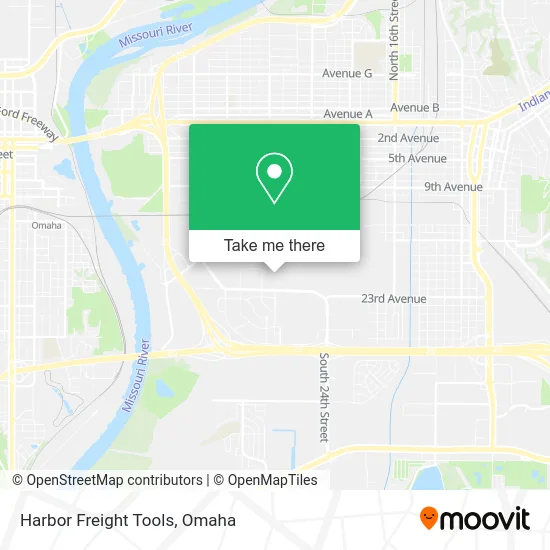 Harbor Freight Tools map