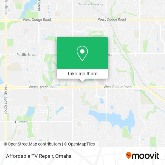 Affordable TV Repair map