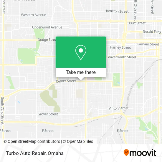 Turbo Auto Repair map