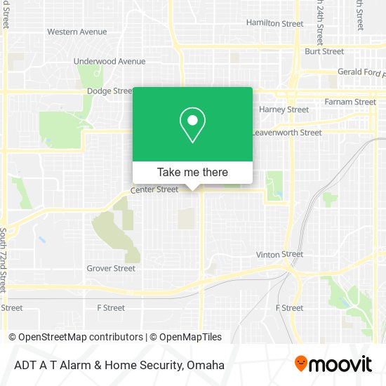 Mapa de ADT A T Alarm & Home Security