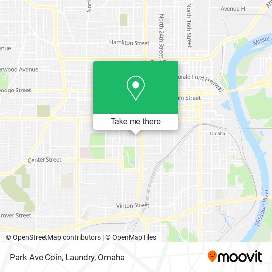 Park Ave Coin, Laundry map