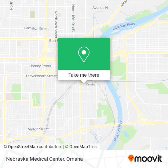 Nebraska Medical Center map
