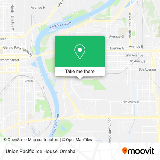 Union Pacific Ice House map
